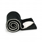 T-TOMI Knitted blanket WARM Black