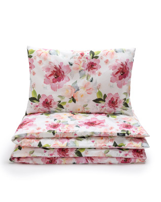 T-TOMI Bed linen Watercolor flowers