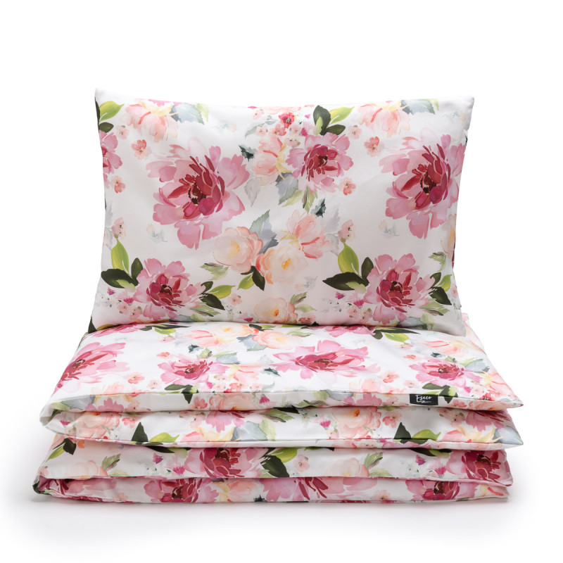 T-TOMI Bed linen Watercolor flowers