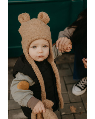 T-TOMI Cap TEDDY Brown (3-6 months)