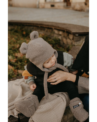T-TOMI Cap TEDDY Grey (9-12 months)