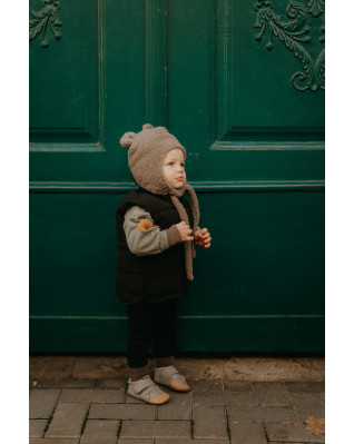 T-TOMI Cap TEDDY Grey (6-9 months)