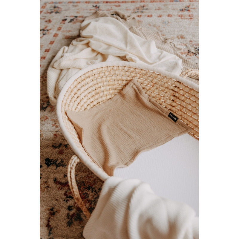 T-TOMI Muslin diaper under the head Beige