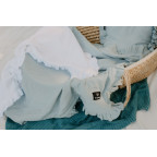 T-TOMI Muslin blanket with ruffles Mint  