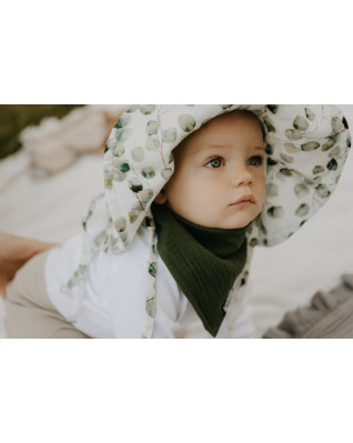 T-TOMI Muslin hat Eucalyptus (0-6 months)