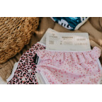 T-TOMI Swim pants with ruffle Pink dots