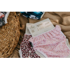 T-TOMI Swim pants with ruffle Pink dots