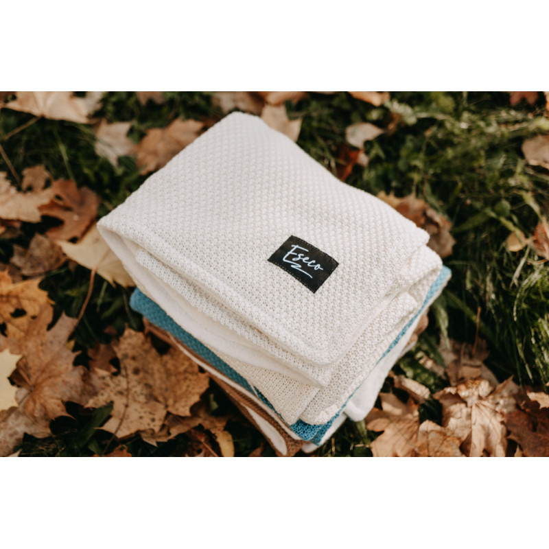 T-TOMI Knitted blanket WARM Cream