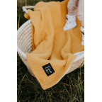 T-TOMI Knitted blanket WARM Mustard