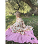T-TOMI Knitted blanket Pink waves