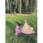 T-TOMI Knitted blanket Pink waves