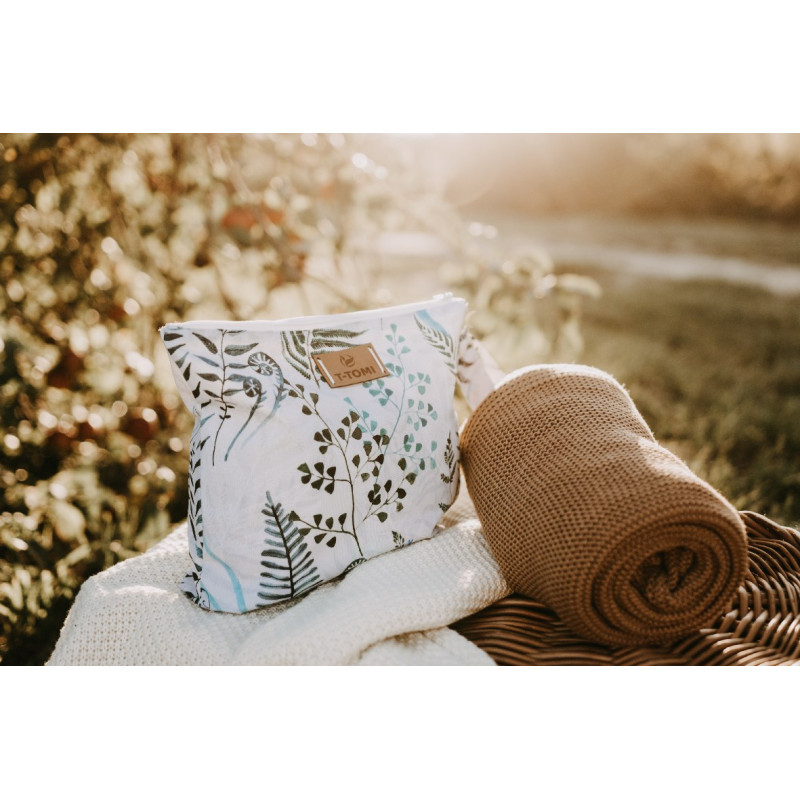 T-TOMI Knitted blanket Mocca waves