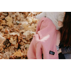 T-TOMI Knitted blanket WARM Dark grey waves