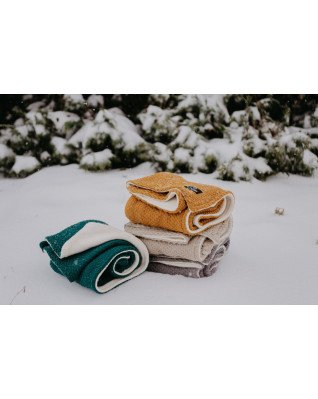 T-TOMI Knitted blanket WARM Curry