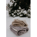 T-TOMI Knitted blanket WARM Cloud grey