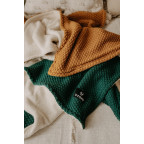 T-TOMI Knitted blanket WARM Smaragd