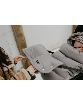 T-TOMI Winter handmuff Watercolor flowers