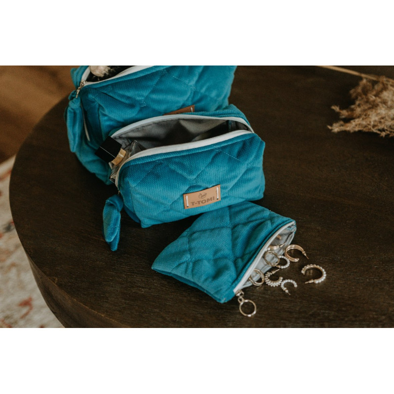 T-TOMI Slim Beauty Baggie Petrol