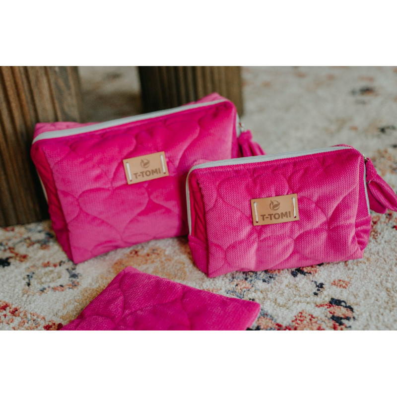 T-TOMI Small Beauty Baggie Magenta