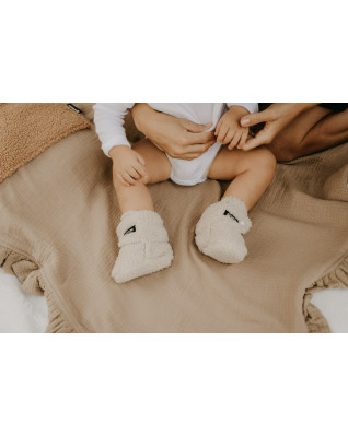 T-TOMI Booties TEDDY Cream (3-6 months) WARM