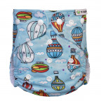 T-TOMI Pocket diaper (type AIO) - snaps Air balloons 