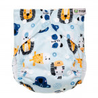 T-TOMI Pant diaper AIO - Changing set snaps Animals