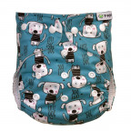 T-TOMI Pant diaper AIO - Changing set snaps Dogs