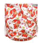 T-TOMI Pant diaper AIO - Changing set snaps Foxes