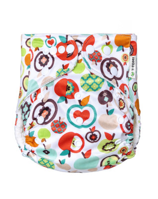 T-TOMI Pocket diaper (type AIO) - snaps Fruits