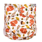 T-TOMI Pocket diaper (type AIO) - snaps Squirells