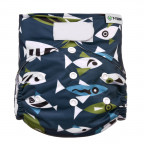 T-TOMI Pant diaper AIO - Changing set velcro Fish