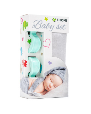 T-TOMI BABY SET - Grey