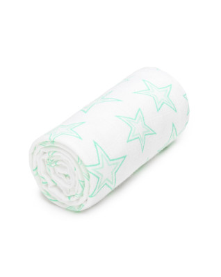 T-TOMI Bamboo towel Mint stars 