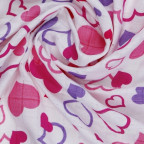 T-TOMI Bamboo towel Hearts 