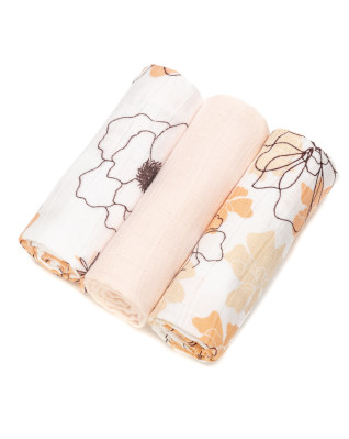 T-TOMI Bamboo diapers Flowers