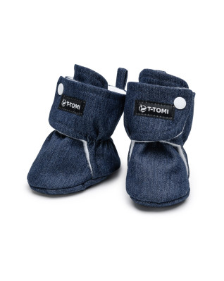 T-TOMI Booties Navy DENIM (0-3 months)