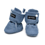 T-TOMI Booties Washed DENIM (0-3 months)