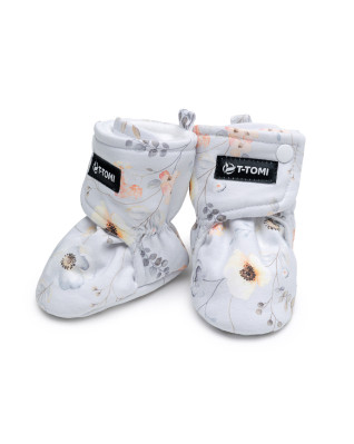 T-TOMI Booties Flowers (9-12 months)