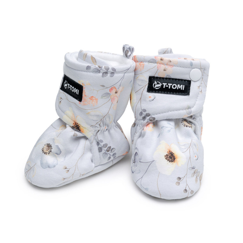 T-TOMI Booties Flowers (6-9 months)