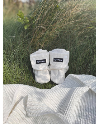 T-TOMI Booties Cream (9-12 months) WARM