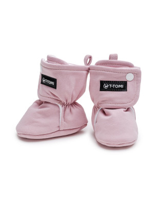 T-TOMI Booties Pink (0-3 months)