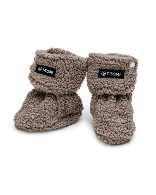 T-TOMI Booties TEDDY Grey (0-3 months) WARM