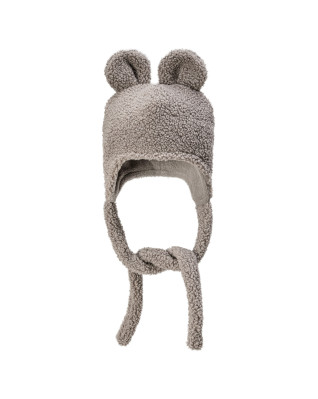 T-TOMI Cap TEDDY Grey (0-3 months)