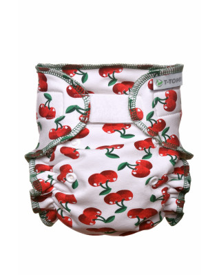 T-TOMI Pant diaper - changing set velcro Cherries  