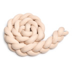 T-TOMI Braided crib bumpers 360 cm Beige