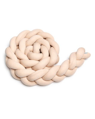 T-TOMI Braided crib bumpers 180 cm Beige