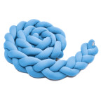 T-TOMI Braided crib bumpers 360 cm Blue