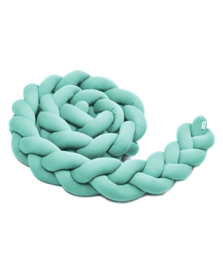 T-TOMI Braided crib bumpers 180 cm Mint
