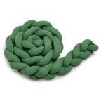 T-TOMI Braided crib bumpers 180 cm Olive