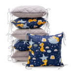 T-TOMI Pillow baby bumper Night foxes